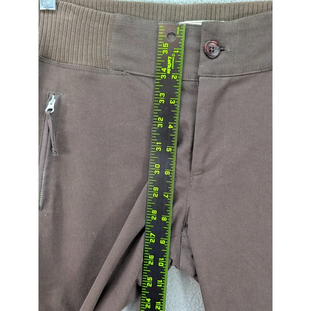 Mod-O-Doc Pants Casual Elegance Womens Sz 1 Ankle Zip Loungewear Zip Pockets NWT